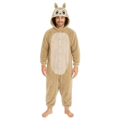 Fiestas Guirca, S.L Lulu Monster Beige Onesie Herre Kostume - Tøj|Udklædningskostumer