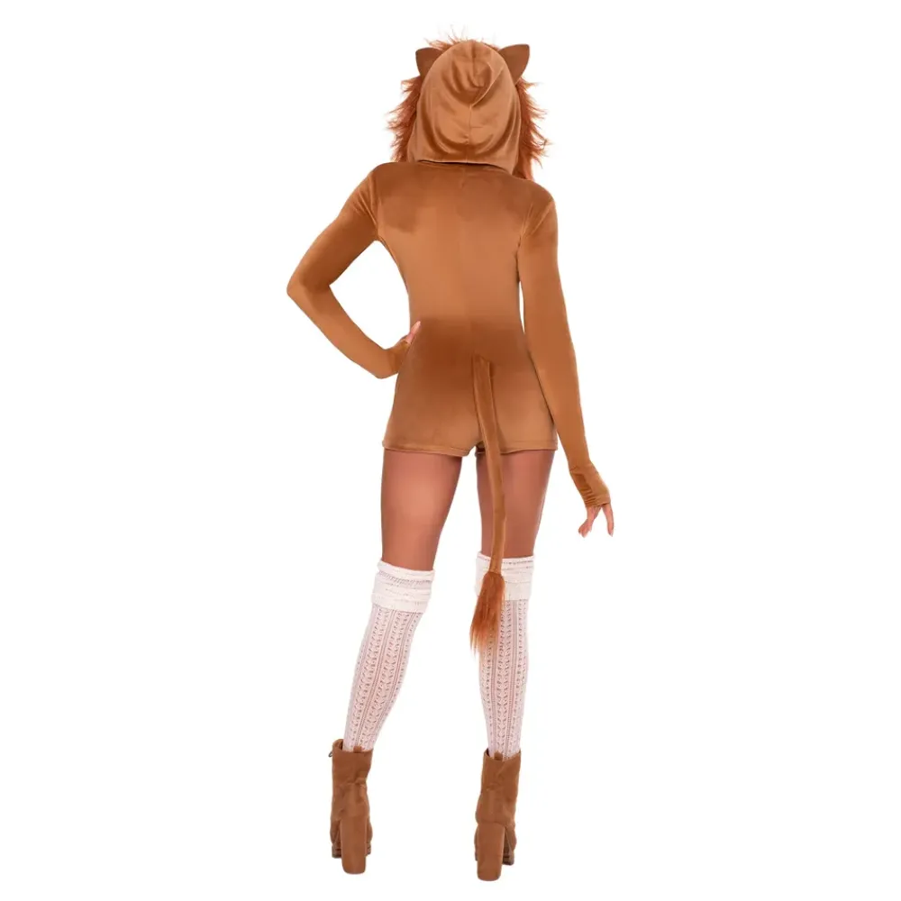 Best Leg Avenue Europe Løve Jumpsuit Deluxe Kostume