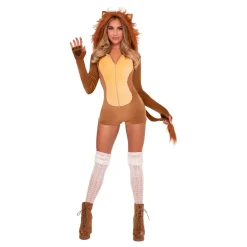 Best Leg Avenue Europe Løve Jumpsuit Deluxe Kostume