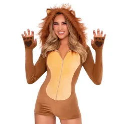 Best Leg Avenue Europe Løve Jumpsuit Deluxe Kostume