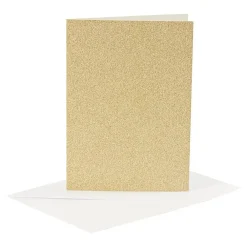 Best Creativ Company AB Lykønskningskort Guld Glitter