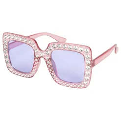 New Hisab/Joker Company AB Lyserøde Briller med Strass