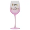 Online Hisab/Joker Company AB Lyserød Vinglas Happy Birthday