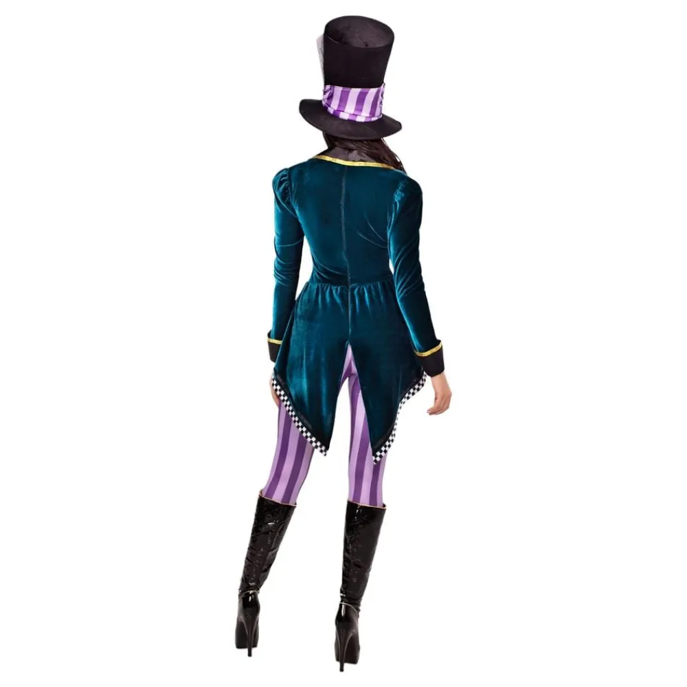 Leg Avenue Europe Mad Hatter Jumpsuit Deluxe Kostume