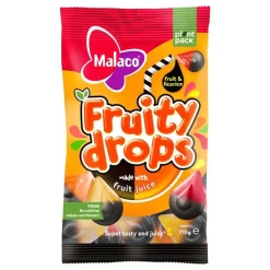 Online ERT Godis AB Malaco Fruity Drops Fruit & Licorice