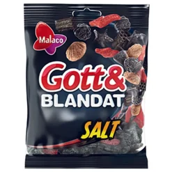 ERT Godis AB Malaco Gott & Blandat Salt - Slik