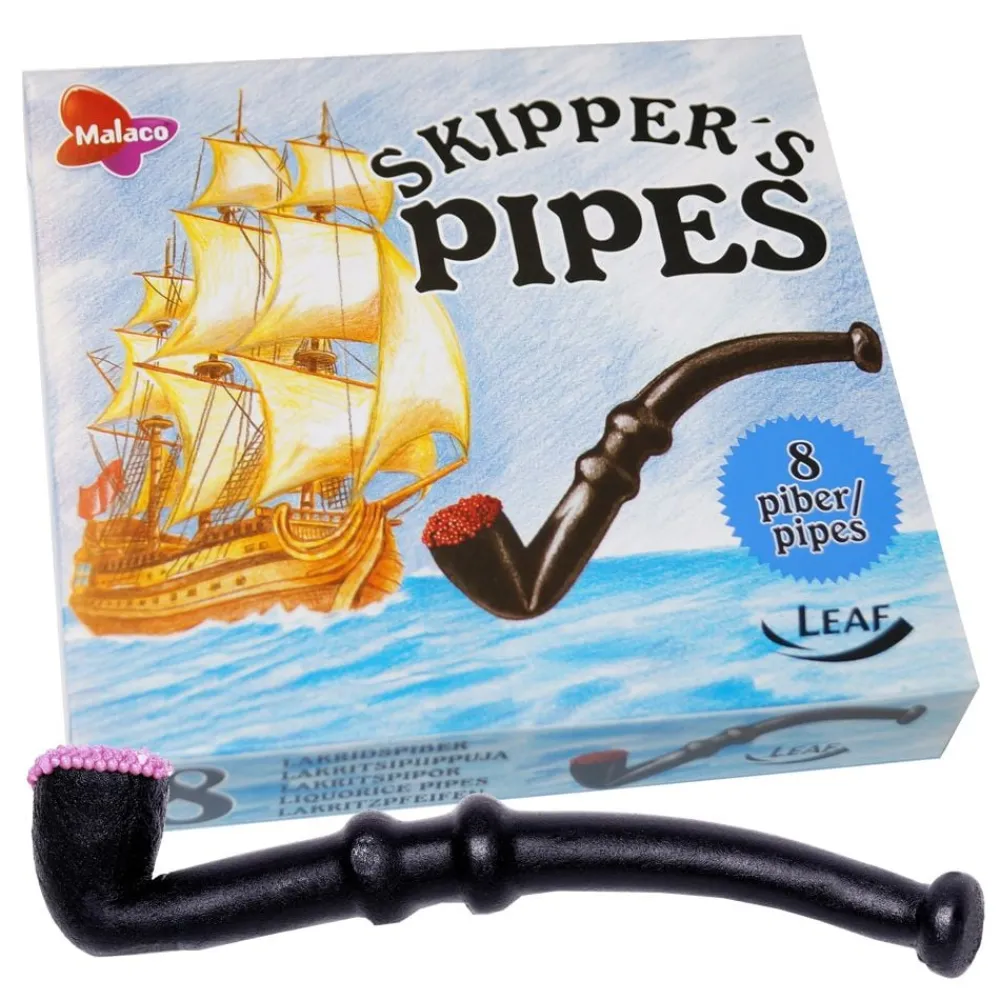 ERT Godis AB Malaco Skipper's Pipes Lakridspiber - Slik