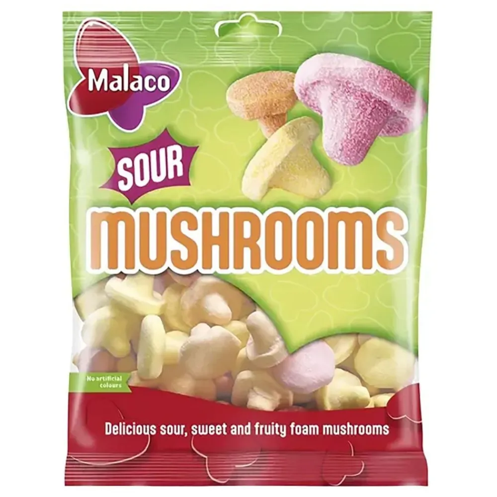 Hot ERT Godis AB Malaco Sour Mushrooms