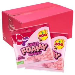 ERT Godis AB Malaco Zoo Sweet Foamy Monkey Økonomipakke - Slik