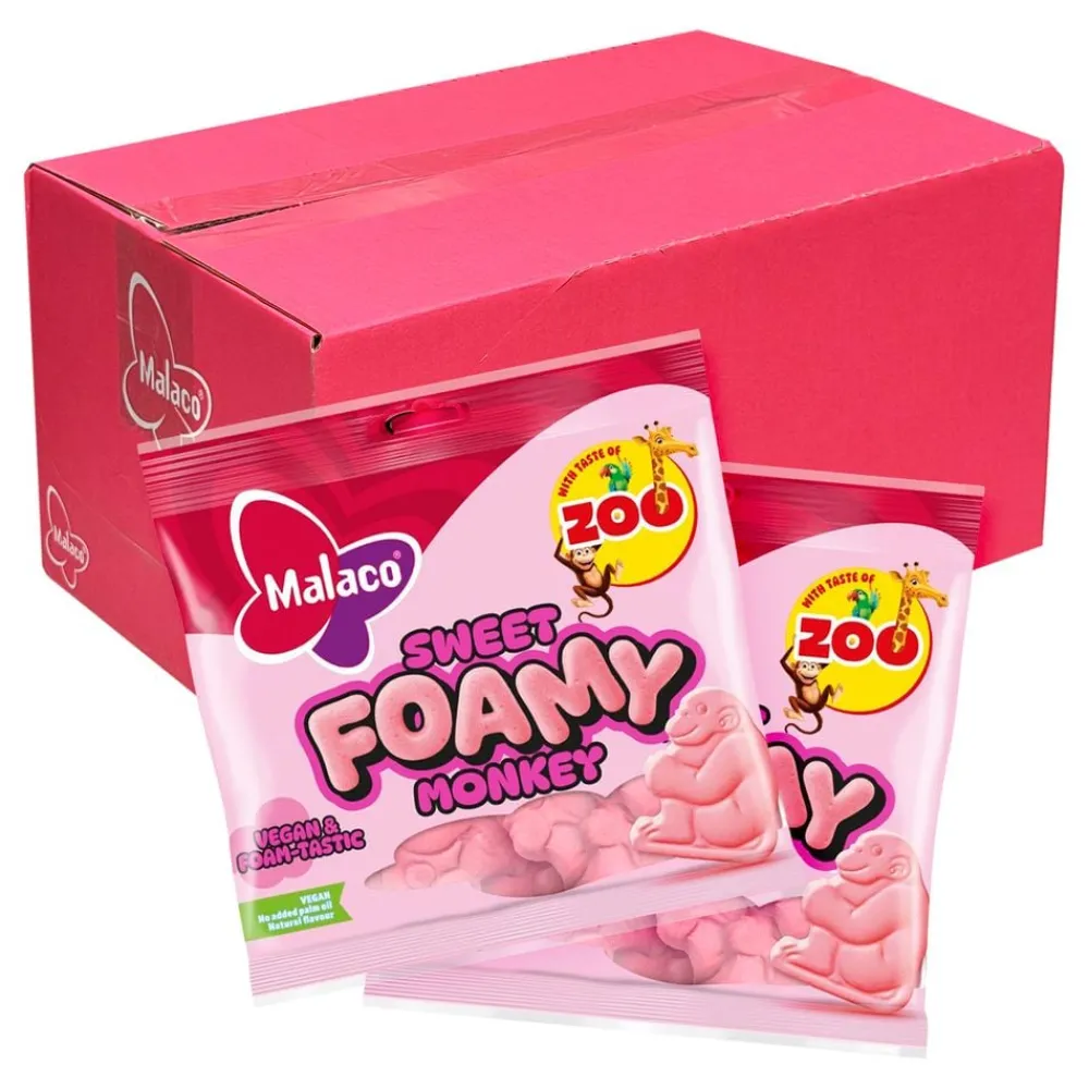 ERT Godis AB Malaco Zoo Sweet Foamy Monkey Økonomipakke - Slik