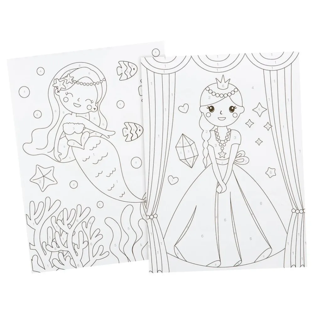 Hisab/Joker Company AB Malebog Tal med Tuscher - Spil & Leg|Hobby & Fritid