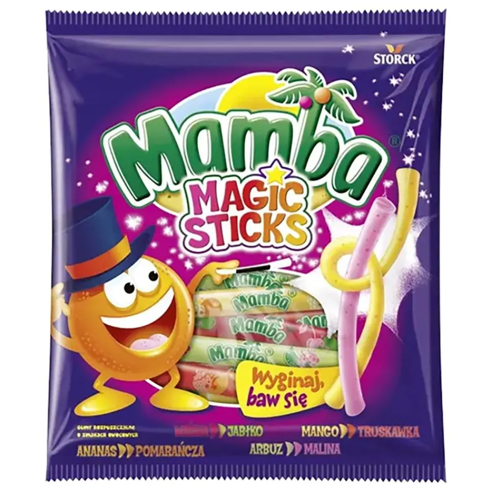 ERT Godis AB Mamba Magic Sticks Frugtkarameller - Slik
