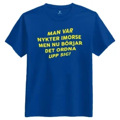 Netshirt Group AB Man Var Nykter I Morse... T-shirt - Tøj|Kostumetema