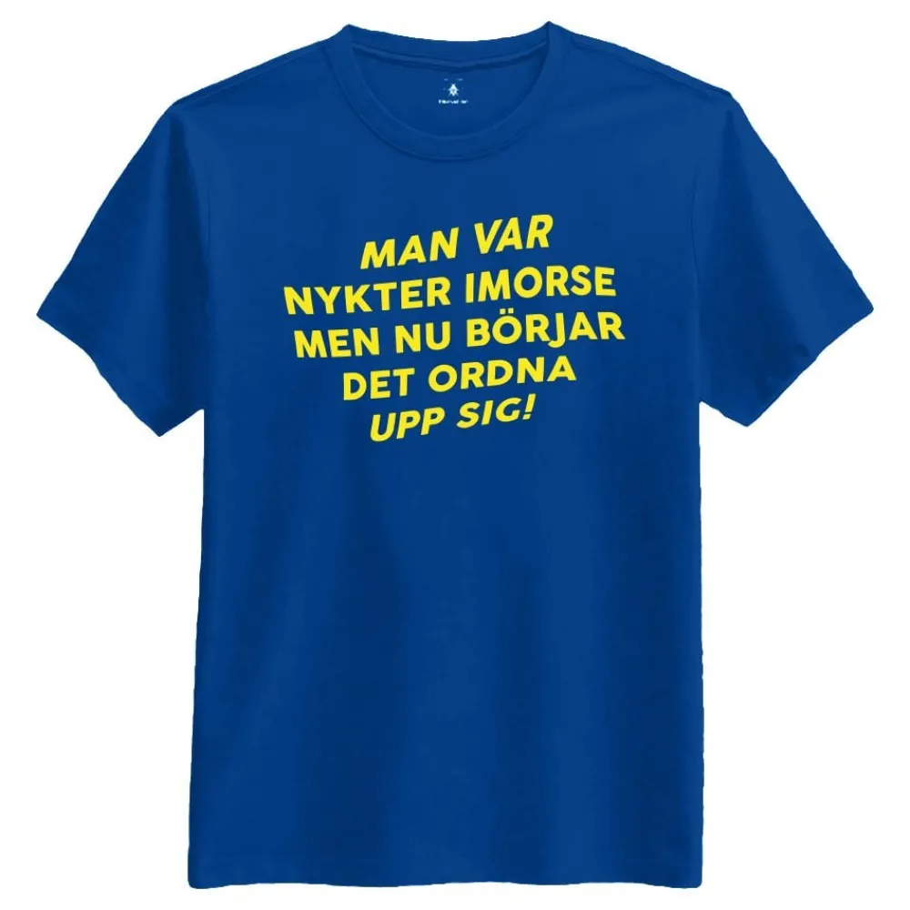 Netshirt Group AB Man Var Nykter I Morse... T-shirt - Tøj|Kostumetema