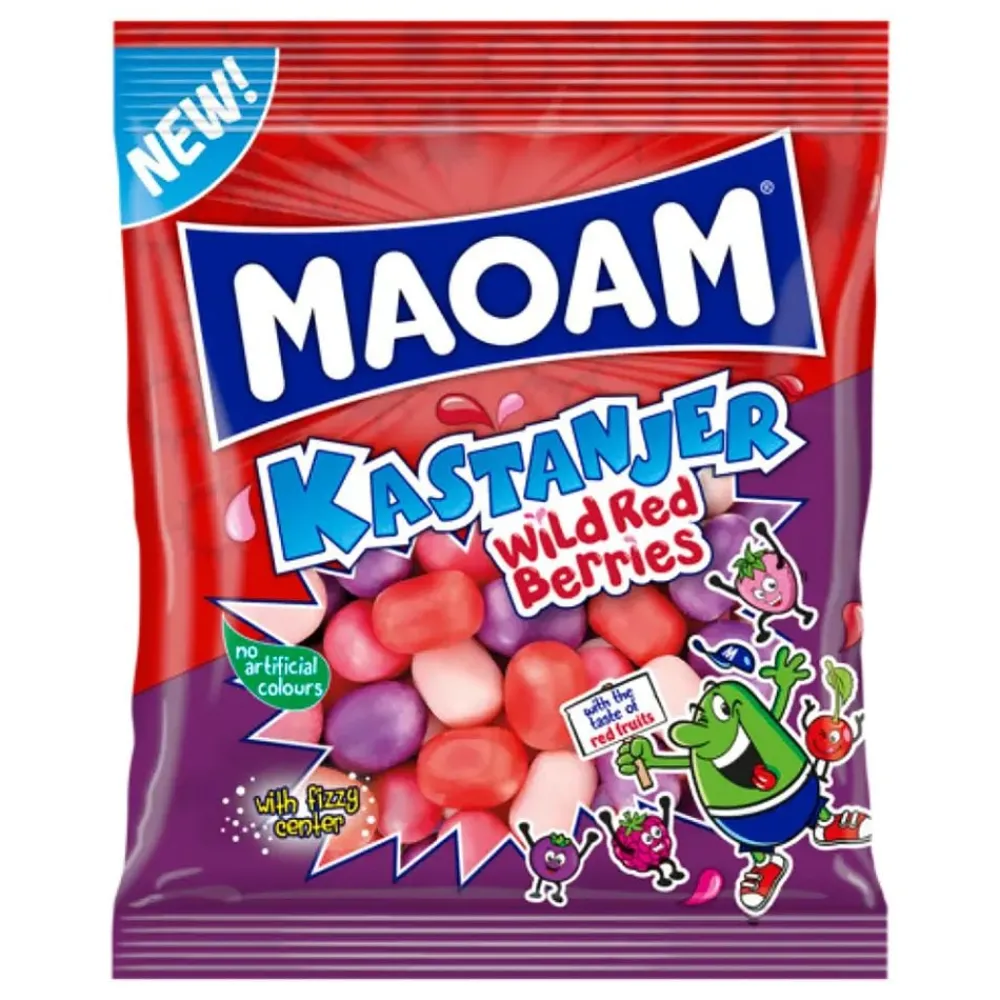 ERT Godis AB Maoam Kastanjer Wild Berries - Slik