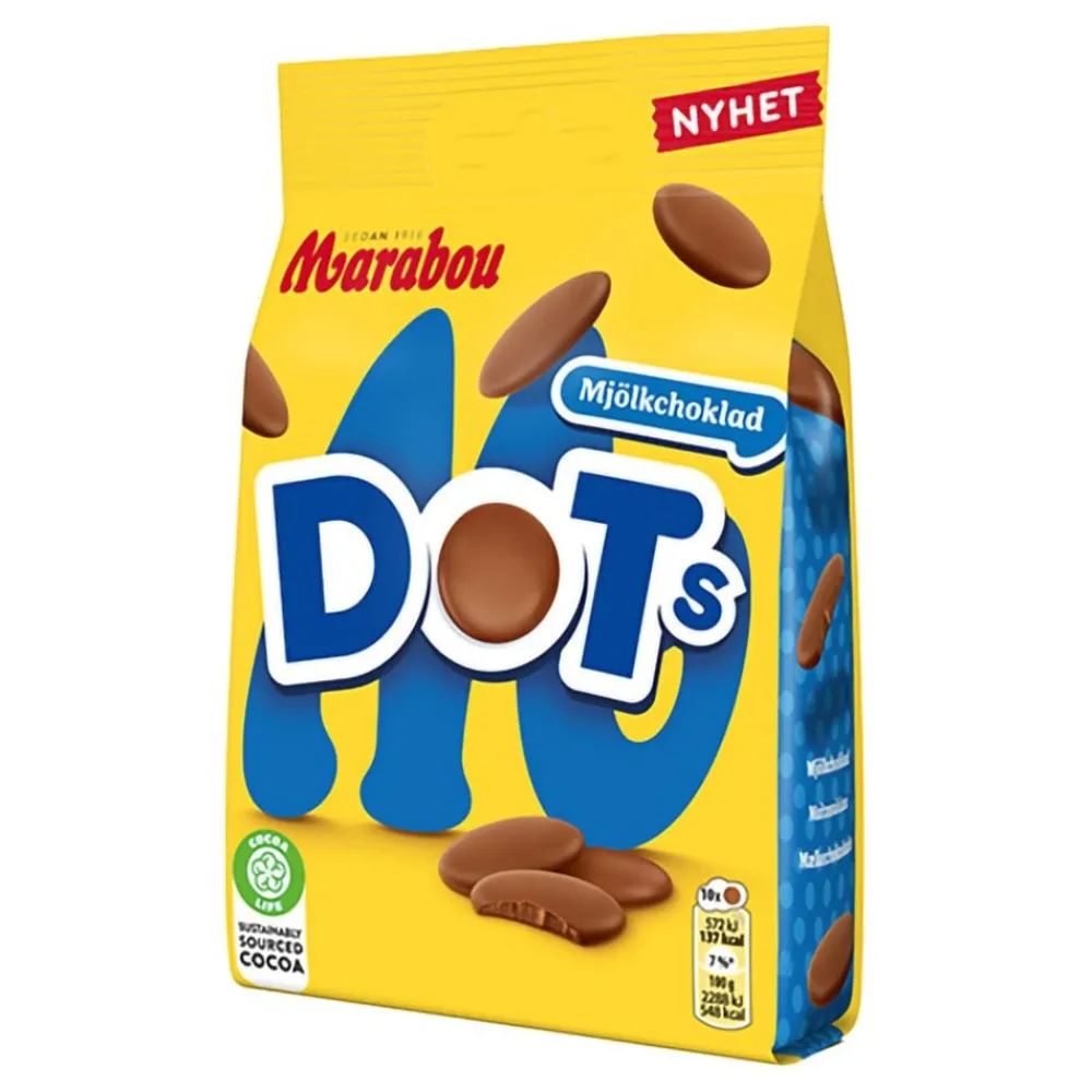 Online ERT Godis AB Marabou Dots Mælkechokolade