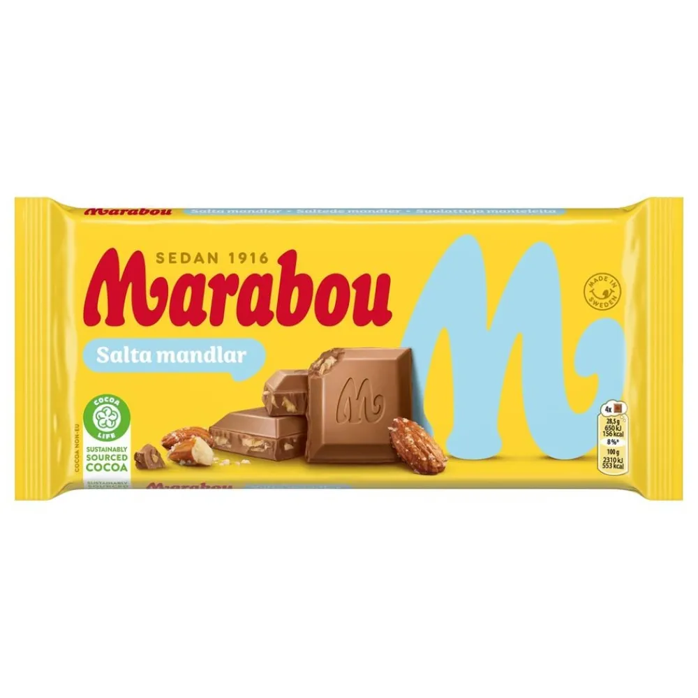 Online ERT Godis AB Marabou Salta Mandlar Chokoladebar