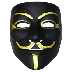 Original Cup SAS Maske Anonymous Sort - Kostumetema|Merchandise