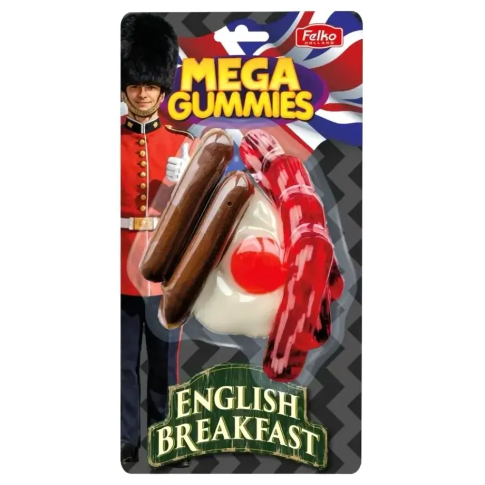 New USA Godis AB Mega Gummies English Breakfast