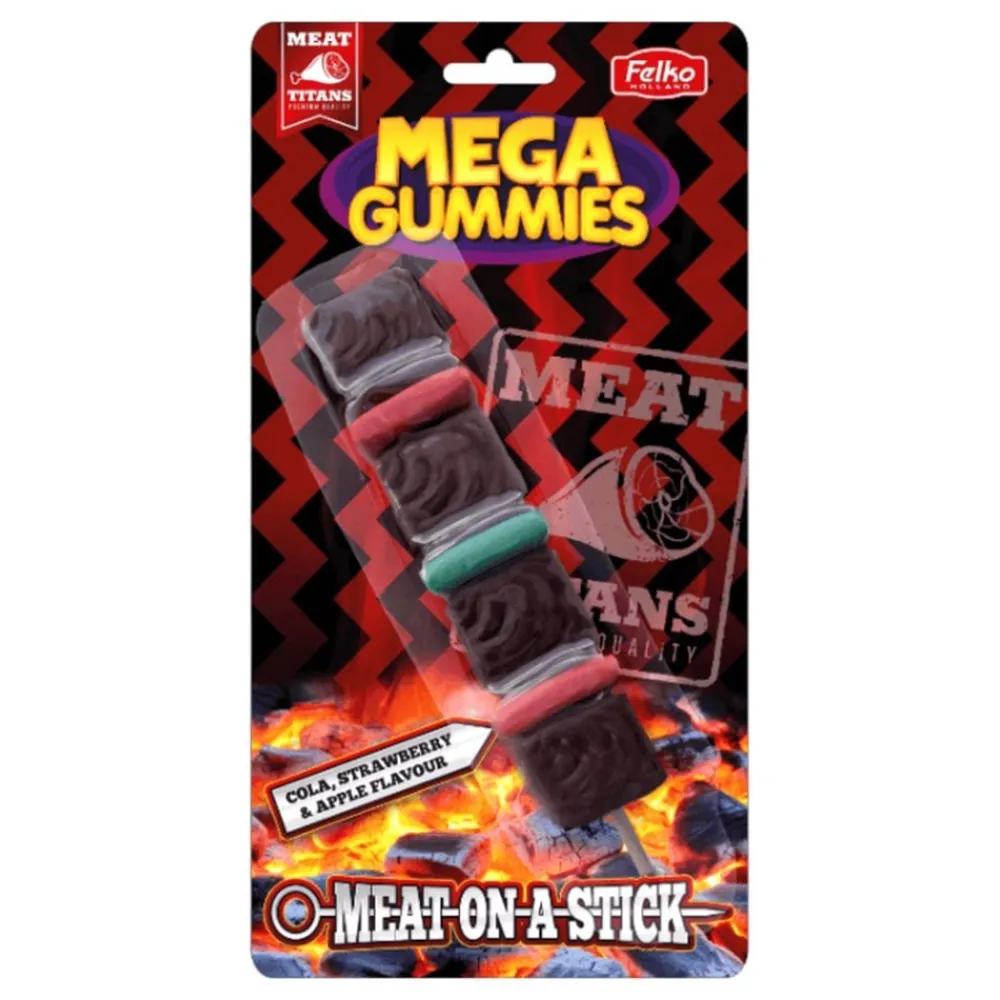 USA Godis AB Mega Gummies Meat-on-a-Stick - Slik