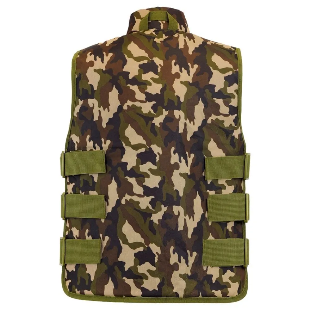 Widmann S.r.l. Militærvest Camouflage - Tilbehør|Udklædningskostumer