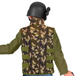 Widmann S.r.l. Militærvest med camouflage til børn - Tilbehør|Udklædningskostumer