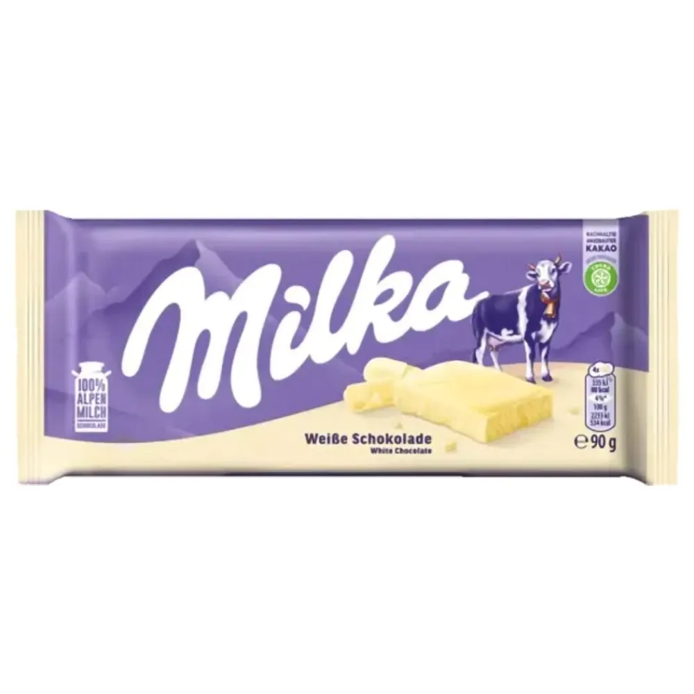 New USA Godis AB Milka Hvid Chokoladebar