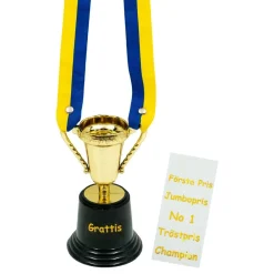 Dynäs Import AB Minipokal Guld med Svensk Bånd