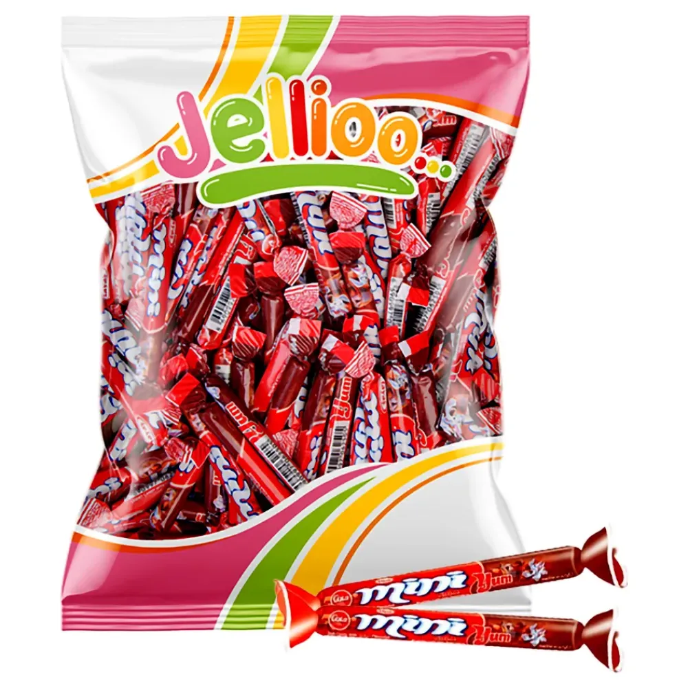 ERT Godis AB Mini Yum Chewy Stick Karamel Økonomipakke - Slik