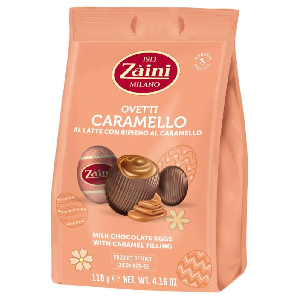 New Hultén försäljning AB Mælkechokoladeæg med karamelfyld