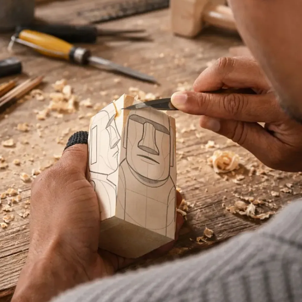 New Mikamax B.V. Moai Carving Kit