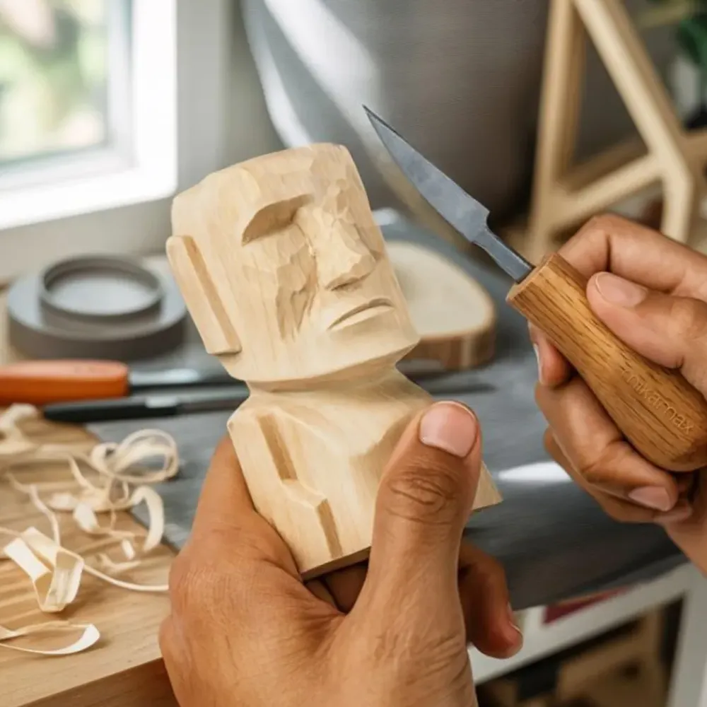 New Mikamax B.V. Moai Carving Kit