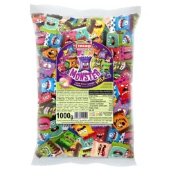 ERT Godis AB Monster Mix Sour Fizzy Candies Økonomipakke - Slik
