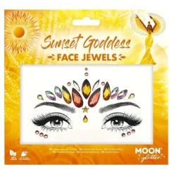 Rubies Netherland B.V. Moon Creations Face Jewels Sunset Goddess - Tilbehør|Accessories