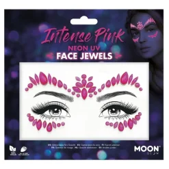 Best Rubies Netherland B.V. Moon Creations Face Jewels UV Neon Lyserød