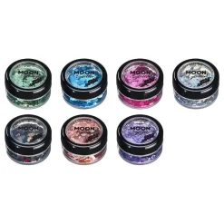 Rubies Netherland B.V. Moon Creations Holografisk Chunky Glitter - Tøj|Sminke