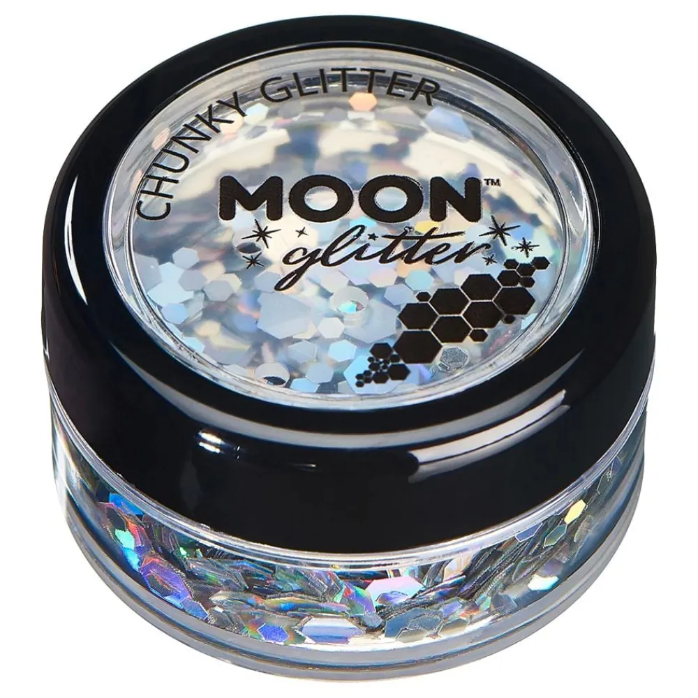 Rubies Netherland B.V. Moon Creations Holografisk Chunky Glitter - Tøj|Sminke