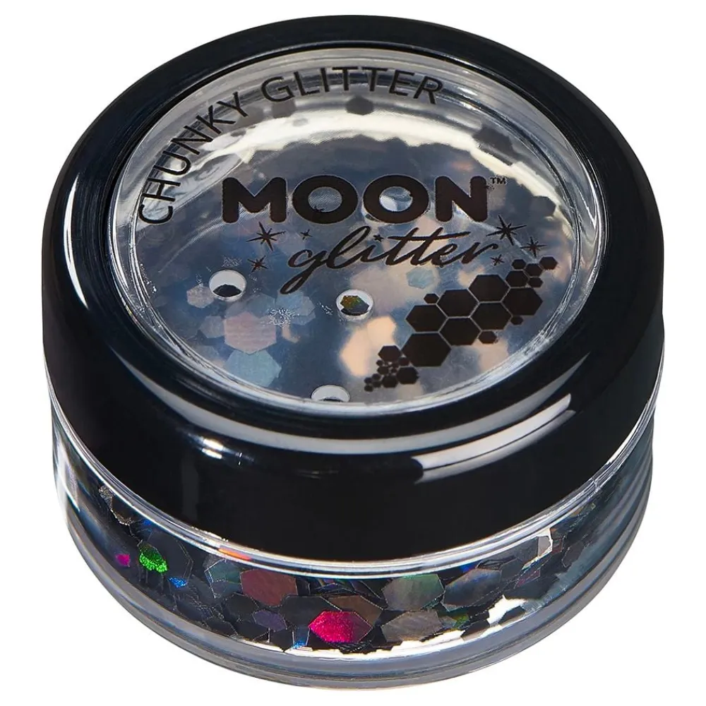 Rubies Netherland B.V. Moon Creations Holografisk Chunky Glitter - Tøj|Sminke