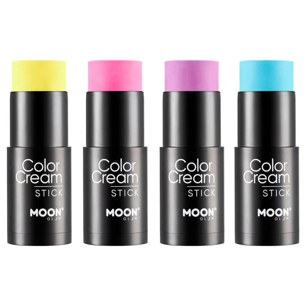 Rubies Netherland B.V. Moon Glow Neon UV ColorCream Stick - Tøj|Sminke