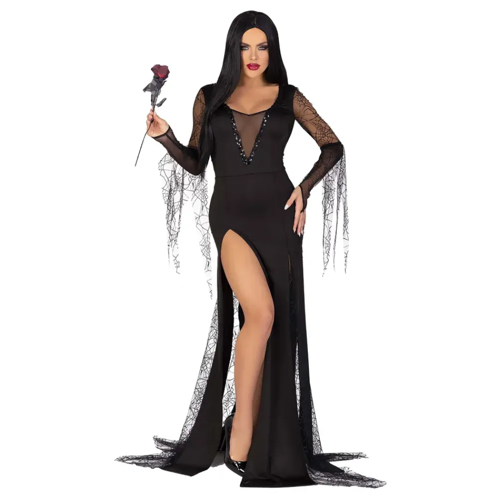 Leg Avenue Europe Morticia Kostume - Udklædningskostumer|Kostumetema