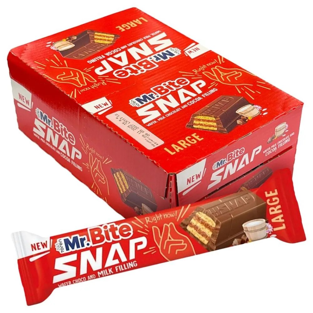 ERT Godis AB Mr. Bite Snap Mælkechokolade Økonomipakke