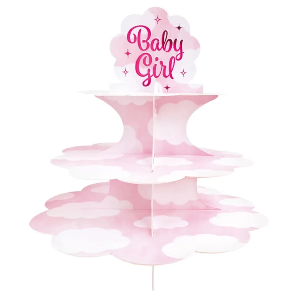 Globos Europe B.V. Muffinstativ Baby Girl - Borddækning