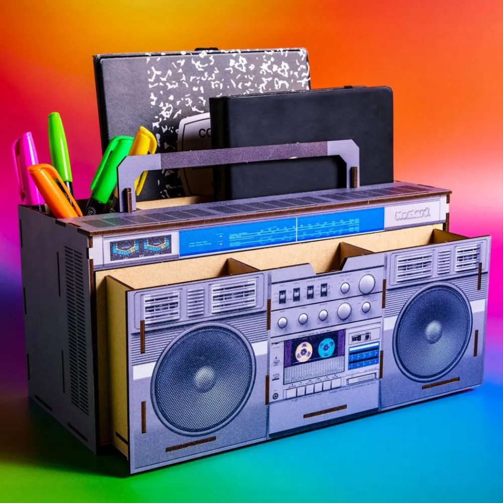 Ohlsson & Lohaven AB Mustard Boom Box Skrivebordsorganisator - Hobby & Fritid|Hjem & Husholdning