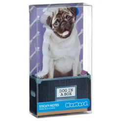Ohlsson & Lohaven AB Mustard Dog In A Box Sticky Notes - Spil & Leg|Hjem & Husholdning