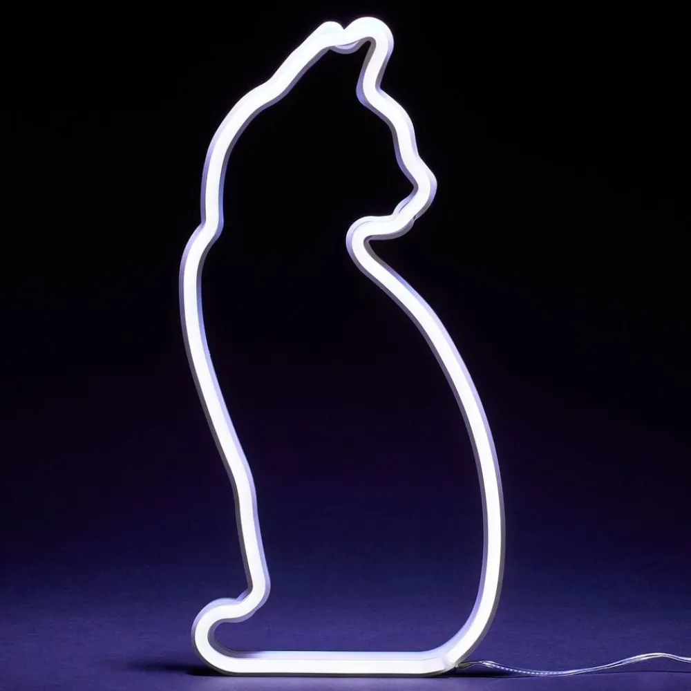 Sale Ohlsson & Lohaven AB Mustard LED-lampe Kat Neon