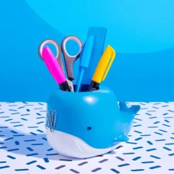 New Ohlsson & Lohaven AB Mustard Moby Whale Skrivebordsorganisator