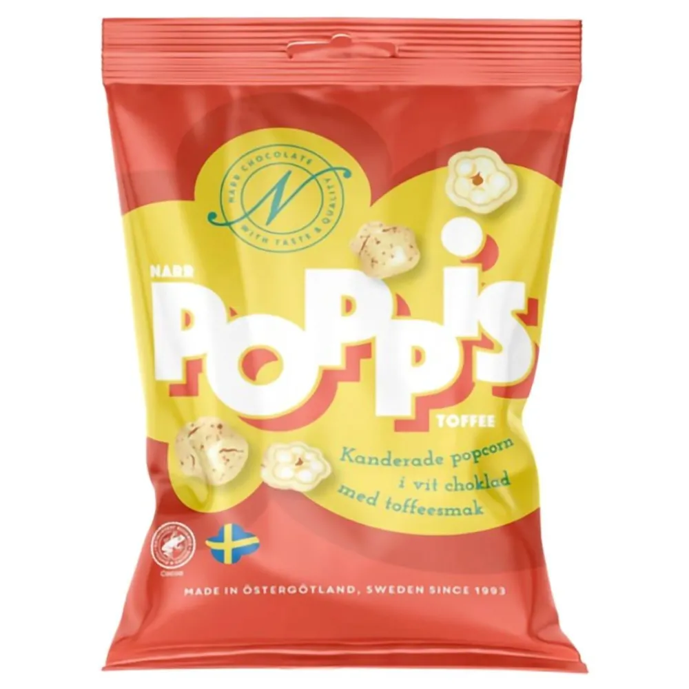 ERT Godis AB Narr Poppis Toffee - Snacks|Slik