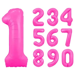 Ballongkungen AB Neonpink talballon - Balloner