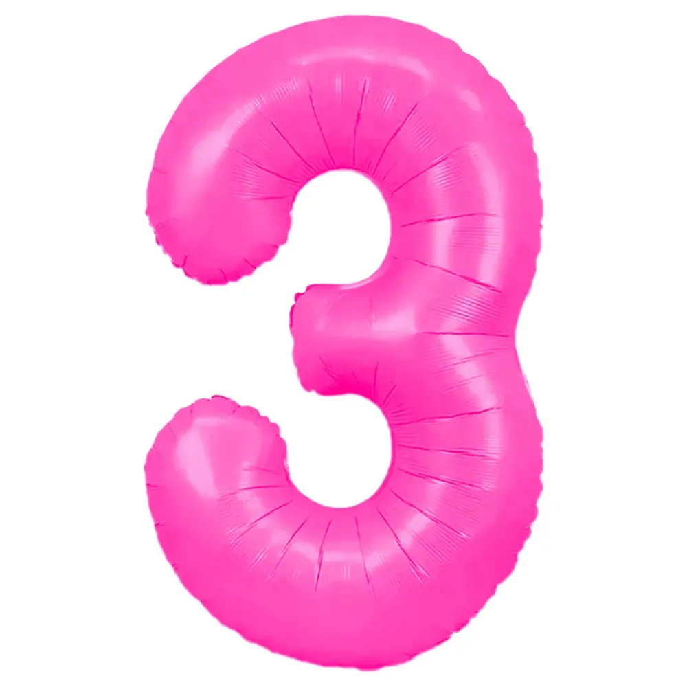 Ballongkungen AB Neonpink talballon - Balloner