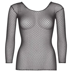 Leg Avenue Europe Nettrøje Sort Deluxe - Tøj|Tilbehør